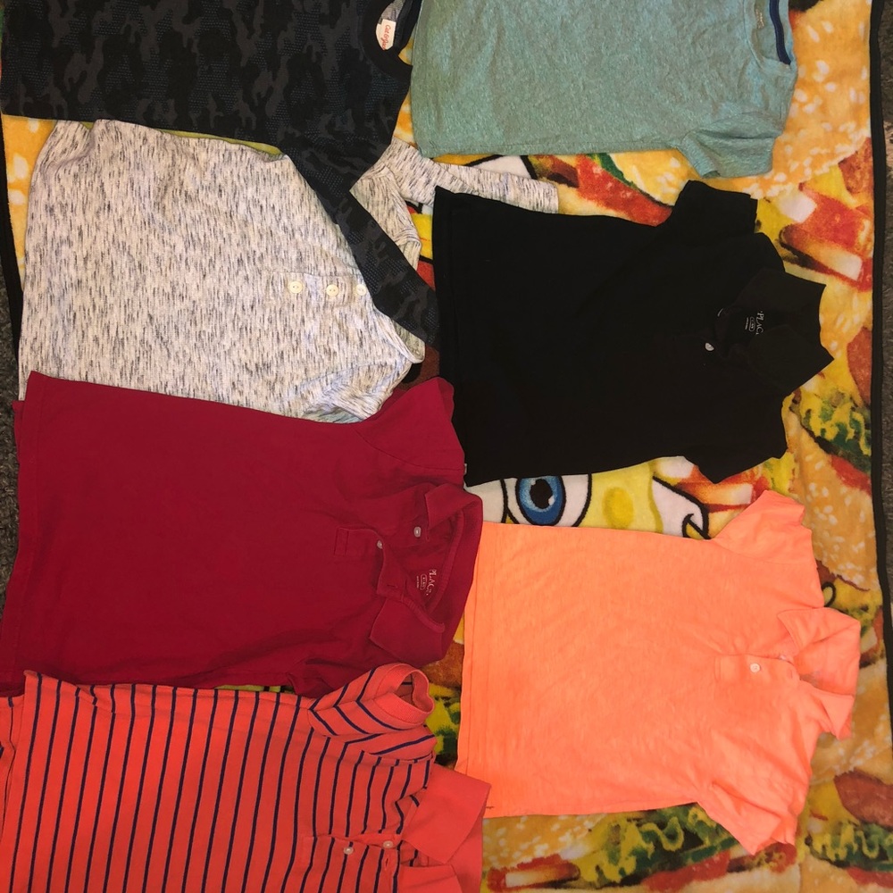 Big boys small 5/7 shirt and polo bundle (7)